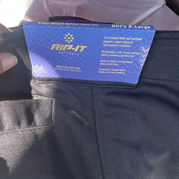 RIP-IT Girls' 4-Way Stretch Pro Softball Pants - Picture 7 of 7
